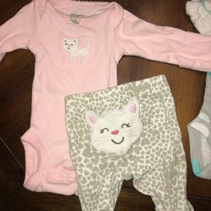 Carter's Preemie Baby Girl Outfit
